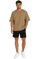 Reichstadt Herren Regular Fit Kurzarmshirt Shoulder Drop 25RS071 Khaki S