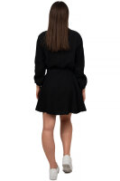 Oversized Sommerkleid Damen Musselin 25RSW075 Black One Size