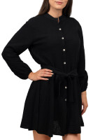 Reichstadt Damen Musselin Sommerkleid 25RSW075 Black One Size