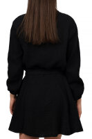 Reichstadt Damen Oversized Kleider Musselin 25RSW075 Black One Size