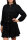 Oversized Sommerkleid Damen Musselin 25RSW075 Black One Size