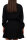 Oversized Sommerkleid Damen Musselin 25RSW075 Black One Size