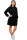 Reichstadt Damen Musselin Sommerkleid 25RSW075 Black One Size