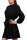 Reichstadt Damen Oversized Kleider Musselin 25RSW075 Black One Size
