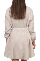 Oversized Sommerkleid Damen Musselin 25RSW075 Beige One Size