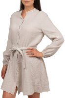 Oversized Sommerkleid Damen Musselin 25RSW075 Beige One Size