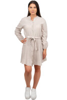 Oversized Sommerkleid Damen Musselin 25RSW075 Beige One Size