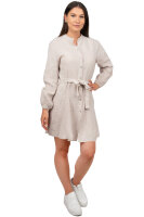 Oversized Sommerkleid Damen Musselin 25RSW075 Beige One Size