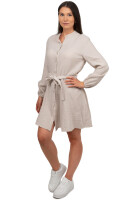 Reichstadt Damen Musselin Sommerkleid 25RSW075 Beige One Size