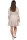 Oversized Jacke Damen  25RSW075 Beige One Size