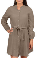 Reichstadt Damen Musselin Sommerkleid 25RSW075 Taupe One Size