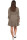 Reichstadt Damen Musselin Sommerkleid 25RSW075 Taupe One Size