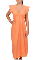 Reichstadt Damen Musselin Sommerkleid 25RSW076 Orange One Size