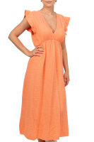 Reichstadt Damen Musselin Sommerkleid 25RSW076 Orange One Size