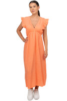 Reichstadt Damen Musselin Sommerkleid 25RSW076 Orange One Size