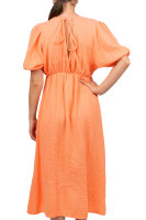 Damen Musselin Sommerkleid 25RSW077 Orange One Size