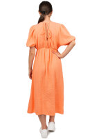 Damen Musselin Sommerkleid 25RSW077 Orange One Size