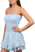 Reichstadt Damen Relaxed Fit Musselin Dress mit Shorts 25RSW078