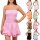 Reichstadt Damen Relaxed Fit Musselin Dress mit Shorts 25RSW078