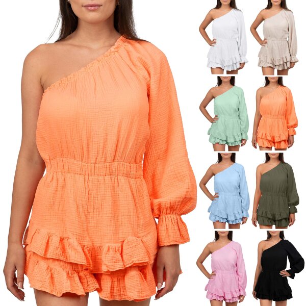 Reichstadt Damen Relaxed Fit Musselin mit Shorts 25RSW079