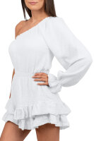Reichstadt Damen Musselin Sommerkleid mit Shorts 25RSW079