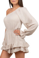Reichstadt Damen Musselin Sommerkleid mit Shorts 25RSW079
