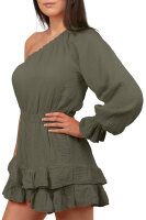 Reichstadt Damen Musselin Sommerkleid mit Shorts 25RSW079