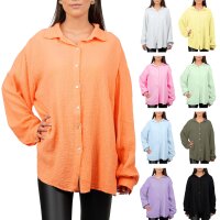 Reichstadt Damen Relaxed Fit Bluse Musselin 25RSW080