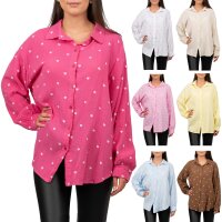 Reichstadt Damen Relaxed Fit Hemd Musselin 25RSW081