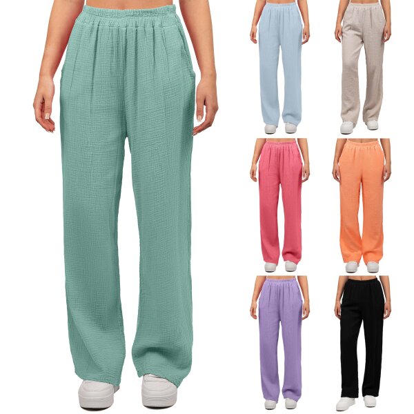 Damen Musselin Hose 25RSW082