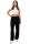 Damen Musselin Hose 25RSW082 Black One Size