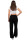 Damen Musselin Hose 25RSW082 Black One Size