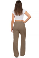 Damen Musselin Hose 25RSW082 Taupe One Size