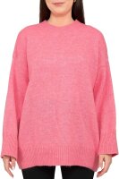 Oversized Strickpullover Damen Rippabschl&uuml;sse 25RSW087