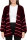 Relaxed Fit Cardigan Damen Streifen-Design 25RSW088