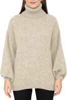 Reichstadt Damen Relaxed Fit Pullover mit Rollkragen...