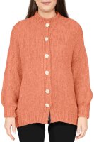Relaxed Fit Strickjacke Damen Dekorative Kn&ouml;pfe 25RSW094