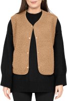 Reichstadt Damen Relaxed Fit Teddy Weste  25RSW098