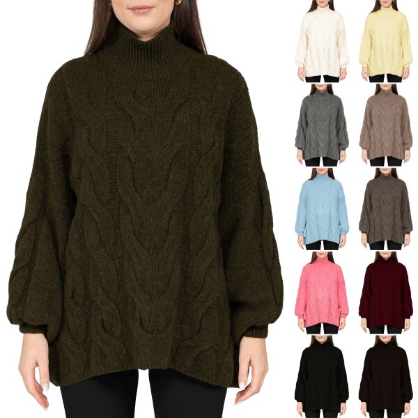 Reichstadt Damen Relaxed Fit Strickoberteil 25RSW091