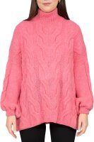 Relaxed Fit Strickpullover Damen Zopfstruktur 25RSW091