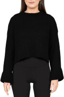 Relaxed Fit Strickpullover Damen Breite &Auml;rmelabschl&uuml;sse 25RSW093
