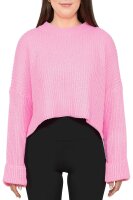 Relaxed Fit Strickpullover Damen Breite &Auml;rmelabschl&uuml;sse 25RSW093