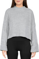 Relaxed Fit Strickpullover Damen Breite &Auml;rmelabschl&uuml;sse 25RSW093
