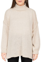 Relaxed Fit Strickpullover Damen Überschnittene...