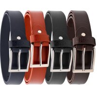 Business Ledergürtel Herren Metallschnalle   25RS059