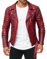 Slim Fit Echtleder Jacke Herren Ohne Waschung  RS001