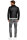 Reichstadt Herren Slim Fit Bikerjacke Silver Zipper  RS001LUX Black XXXL
