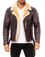Reichstadt Herren Slim Fit Kunstleder  RS008PU