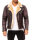 Reichstadt Herren Slim Fit Kunstleder  RS008PU