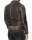 Reichstadt Herren Slim Fit Bikerjacke Silver Zipper  RS001LUX Fungi Green M
